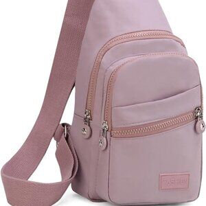 EVANCARY Small Sling Bag for Women Men, Sling Backpack Chest Daypack Crossbody B